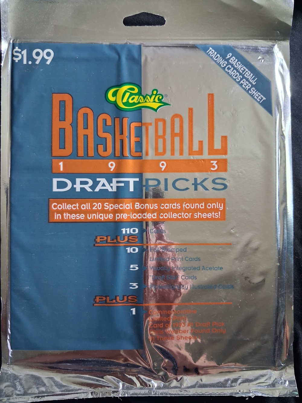 Classic Basketball Draft Picks Pack – Blue & Orange